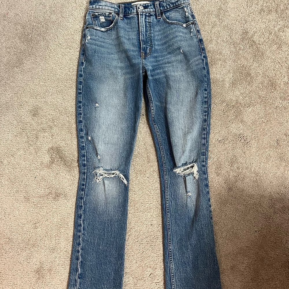 Abercrombie 90s skinny high rise size 27/4